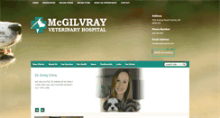 Desktop Screenshot of mcgilvrayvet.com